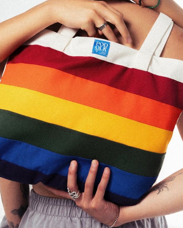 Rainbow tote bag