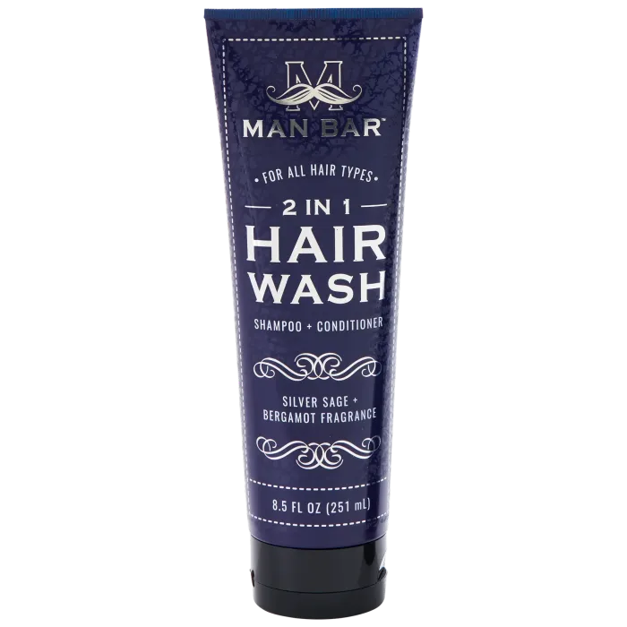 Hair wash Shampoo + Conditioner Silver sage & Bergamot - Ангижруулагчтай шампунь