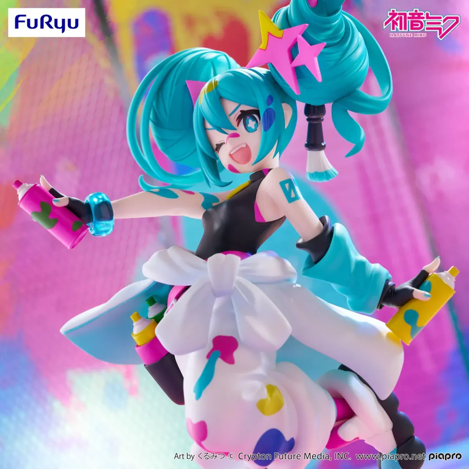 Piapro Characters Hatsune Miku Trio-Try-iT Figure Paint Girl
