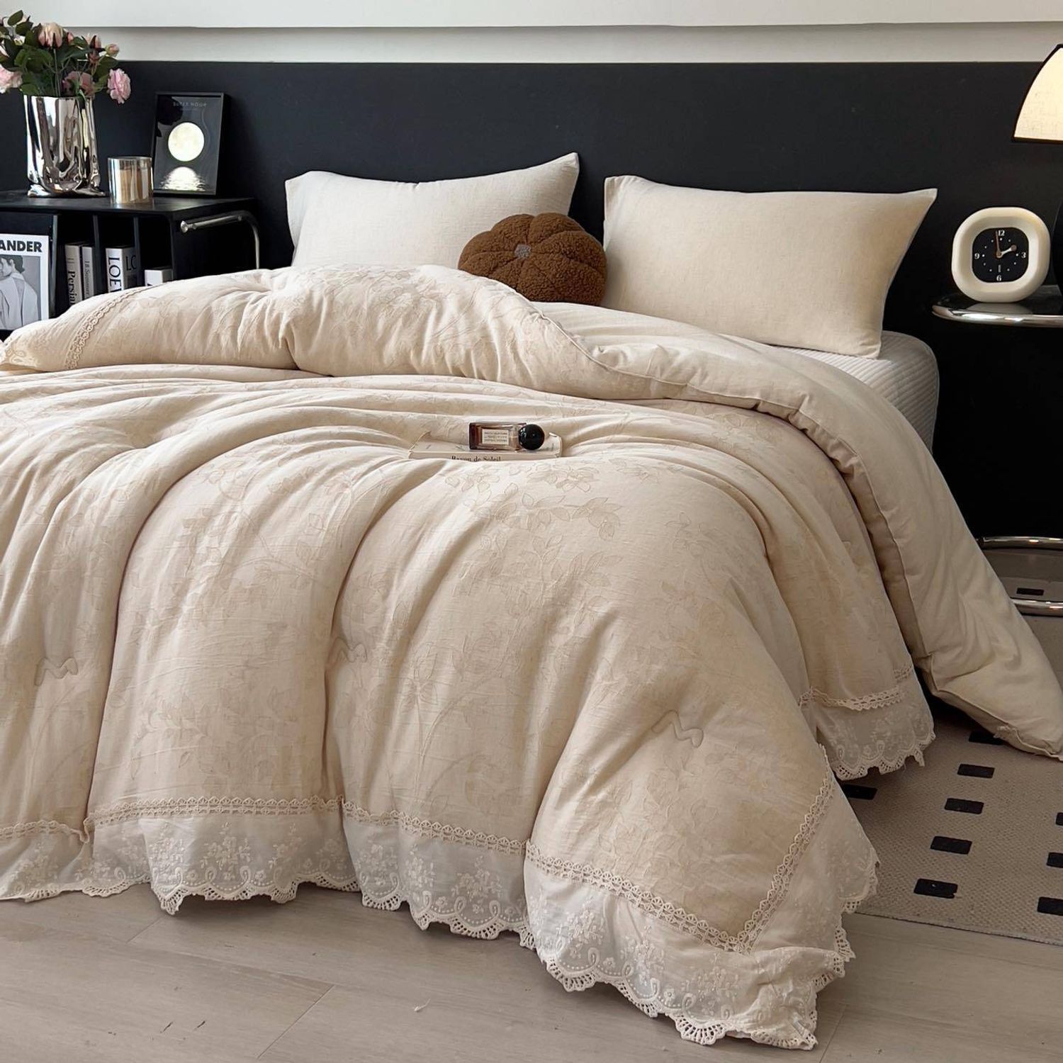 2 ш дэрний ууттай шууд нөмөрдөг маалинган даавуун хөнжил