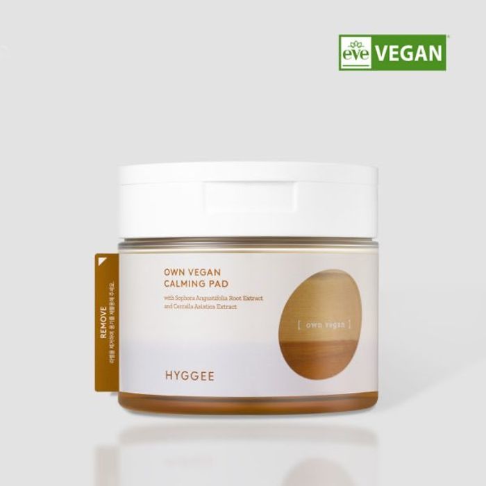 HYGGEE Own Vegan Calming Pad Тайвшруулах чийгшүүлэх тонер пад
