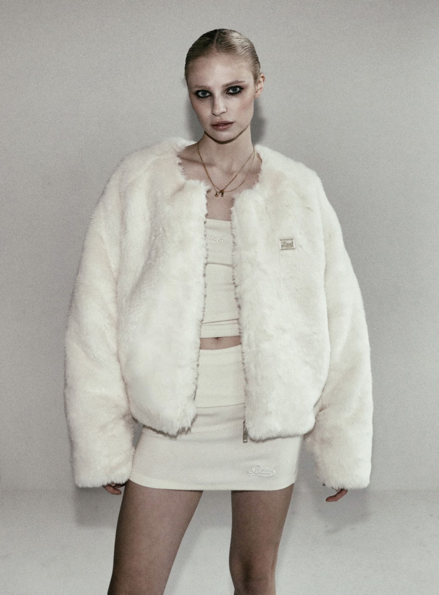 Beyond Soft Kararis Fur Jacket - Cream