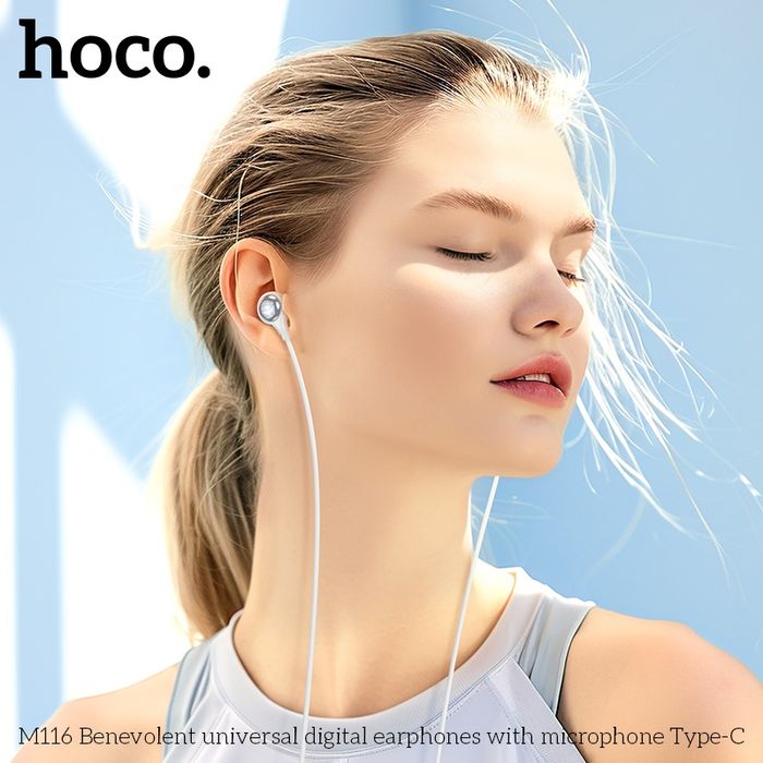 Hoco M116 Утастай чихэвч type-c