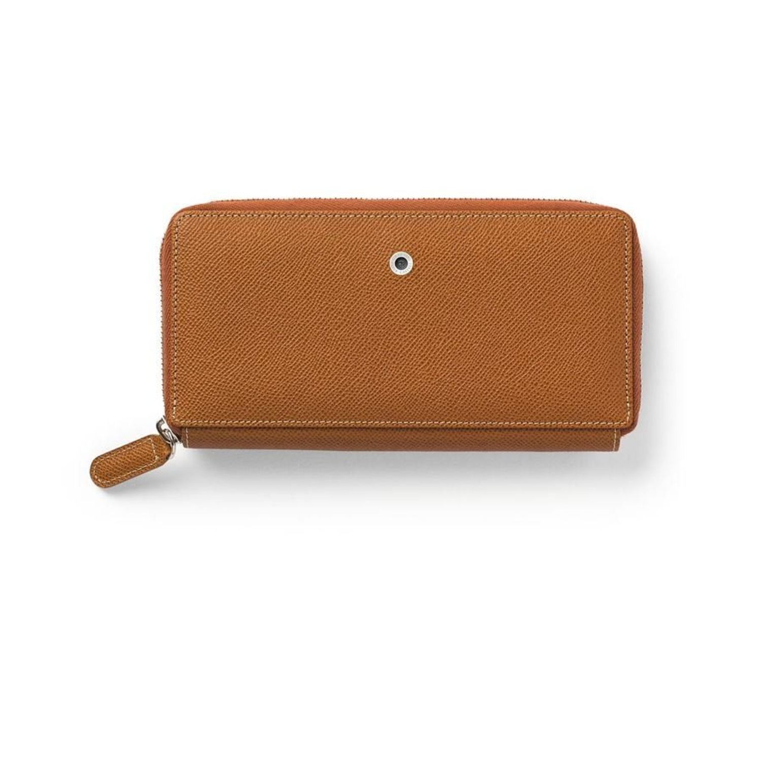 Graf von Faber-Castell Ladies wallet with zipper Epsom Cognac 