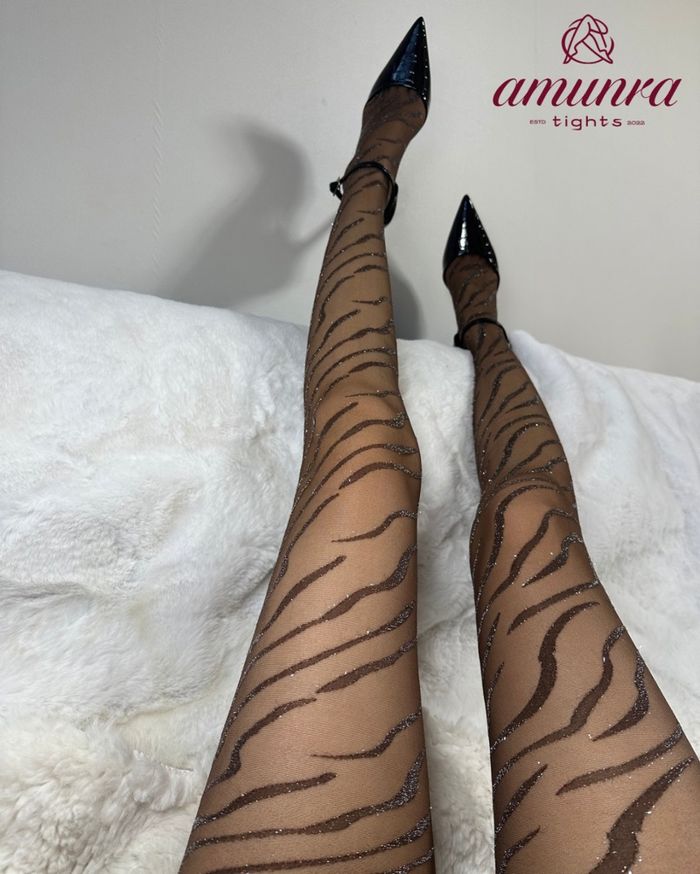 Zebra Brown Tights