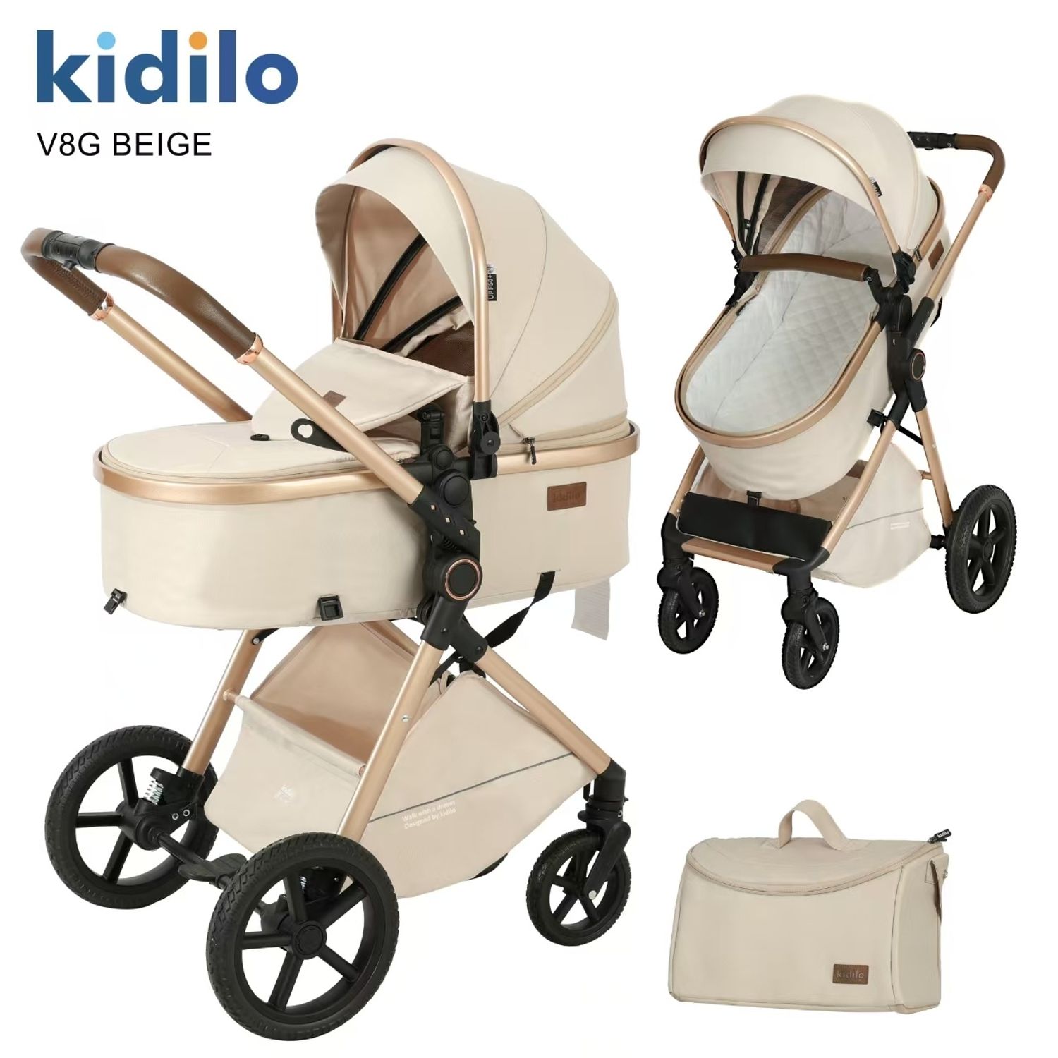 Kidilo V8G Хүүхдийн тэрэг