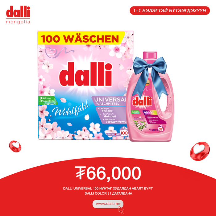 Dalli Universal 100 Нунтаг + Dalli Color 31