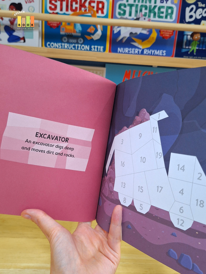 Paint by Sticker: Construction Site 