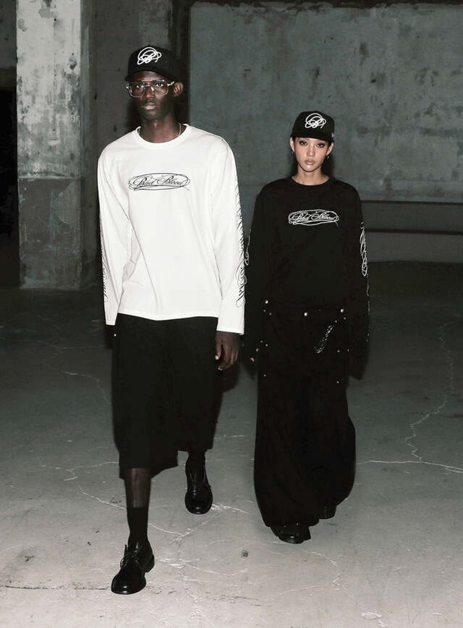 Dark Classic MYM Long Sleeve - White