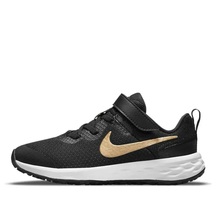 Nike Revolution 6 'Black Metallic Gold'