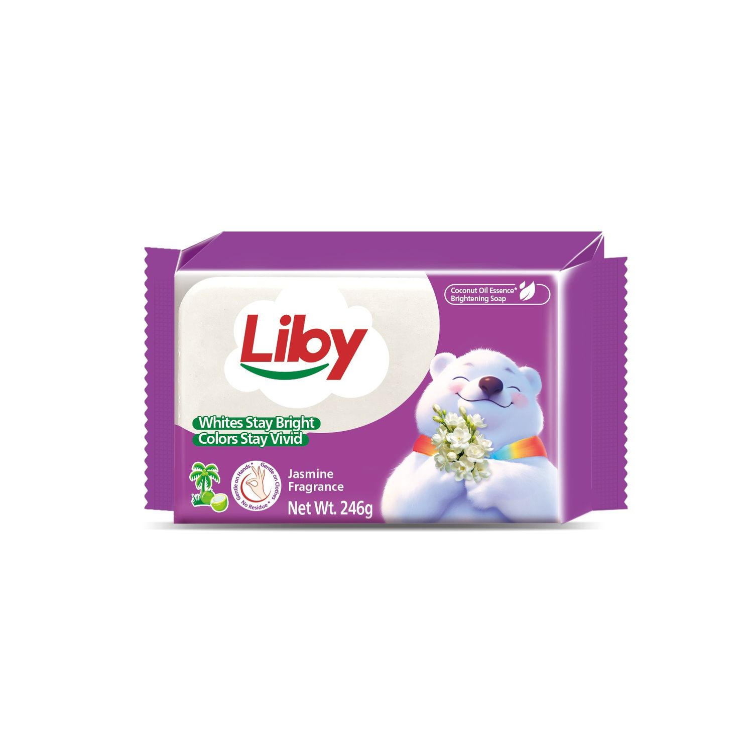 LIBY Цагаан хувцасны эдийн саван 122гр