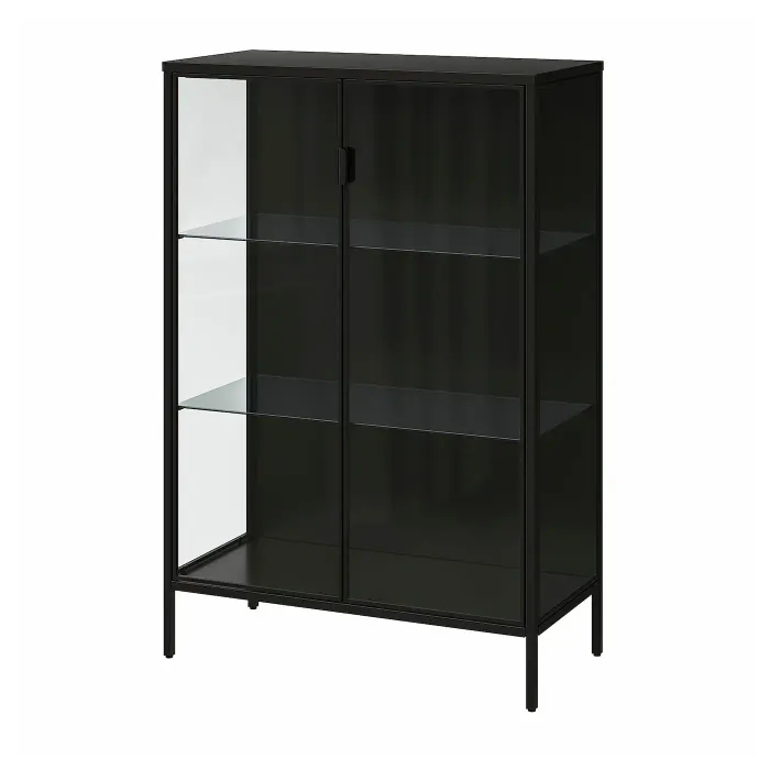 RUDSTA шилэн хаалгатай шүүгээ, антрацит, 80х37х120 см