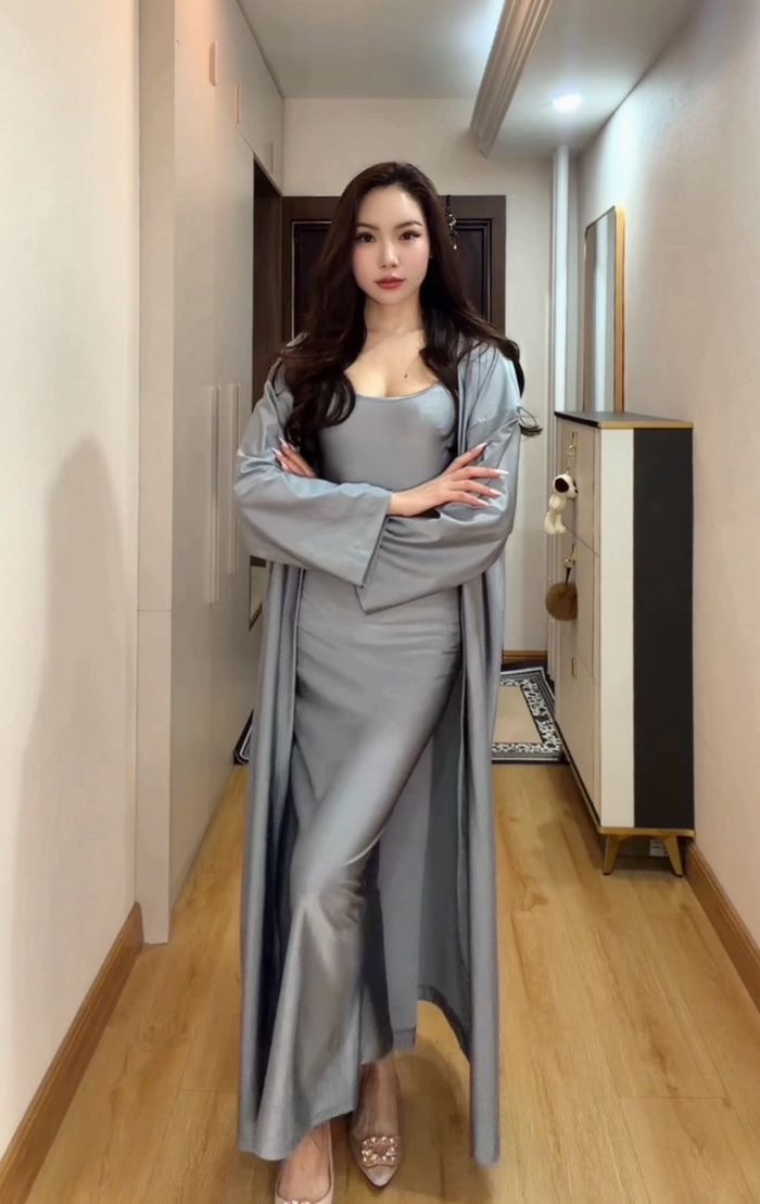 Dress Cardigan 2set
