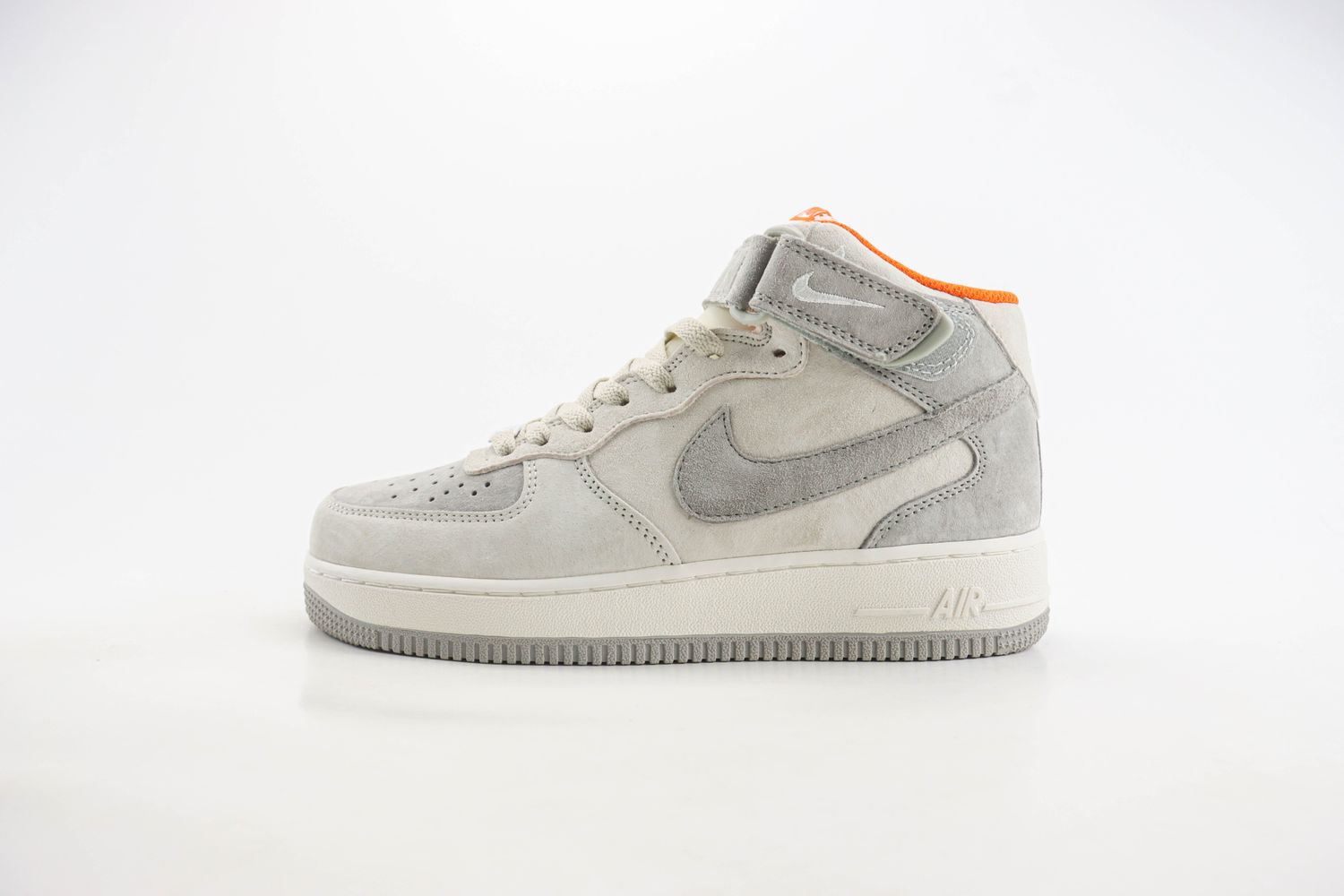 Nike Air Force 1 07 Off White Gray Orange 