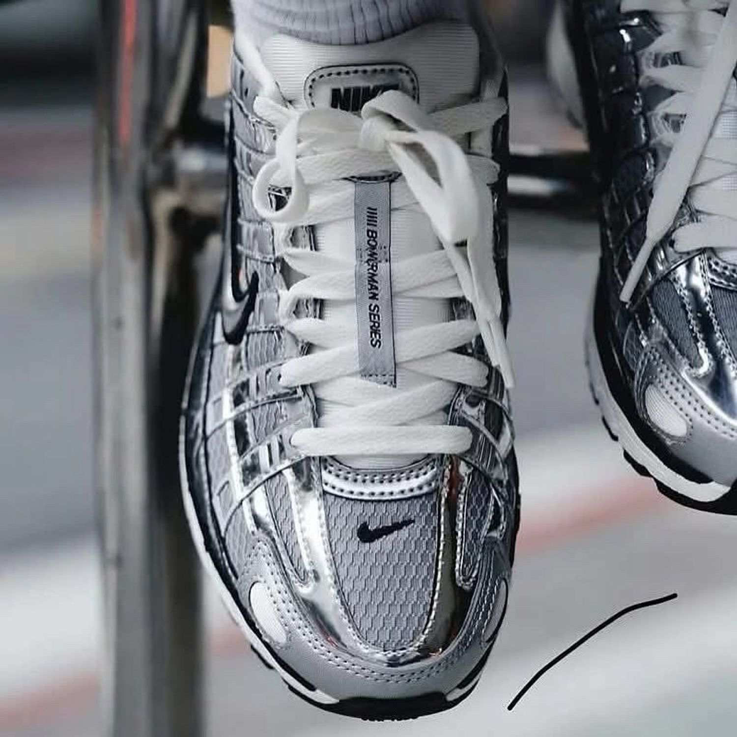 Nike P-6000 Metallic Silver