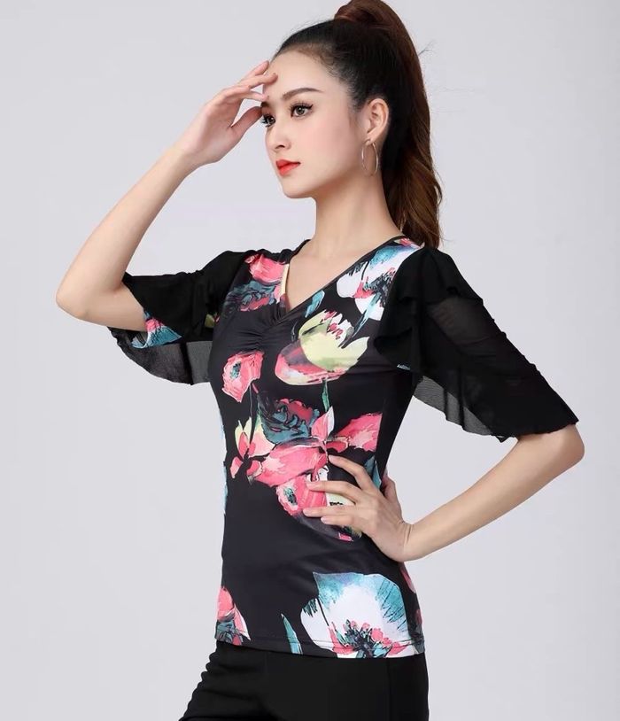 Бүжгийн цамц /цэцэгтэй/