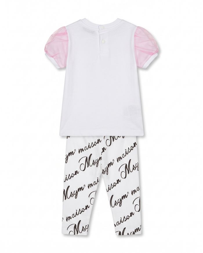 SET JERSEY T-SHIRT, STRETCH JERSEY LEGGIN
