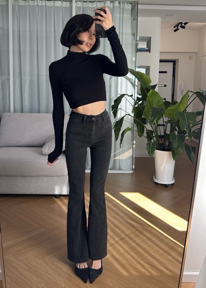Slim-fit Flared Pants