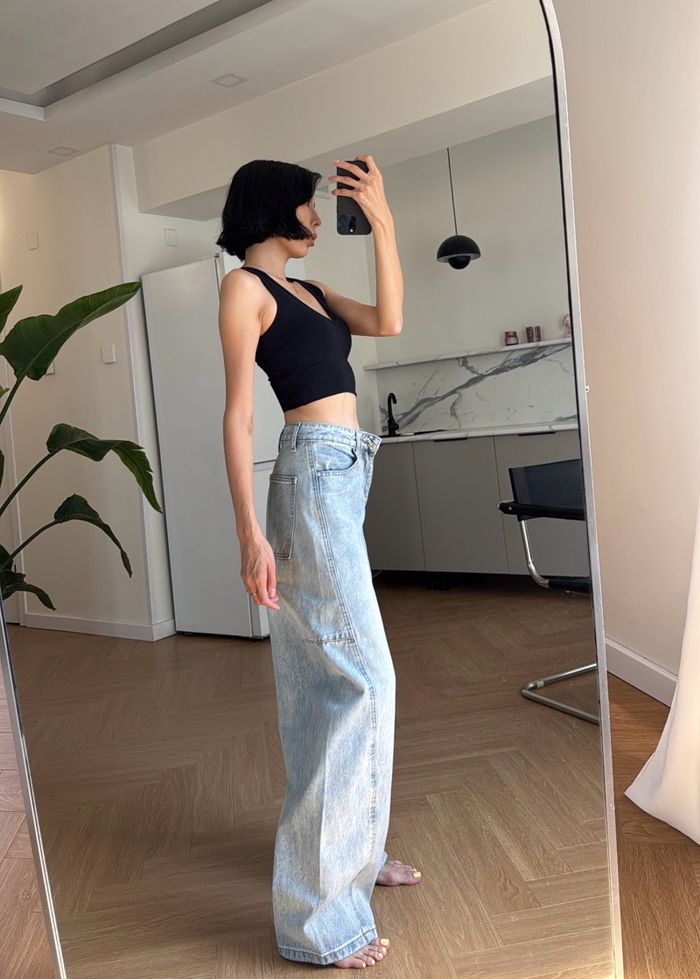 Retro Washed Jeans