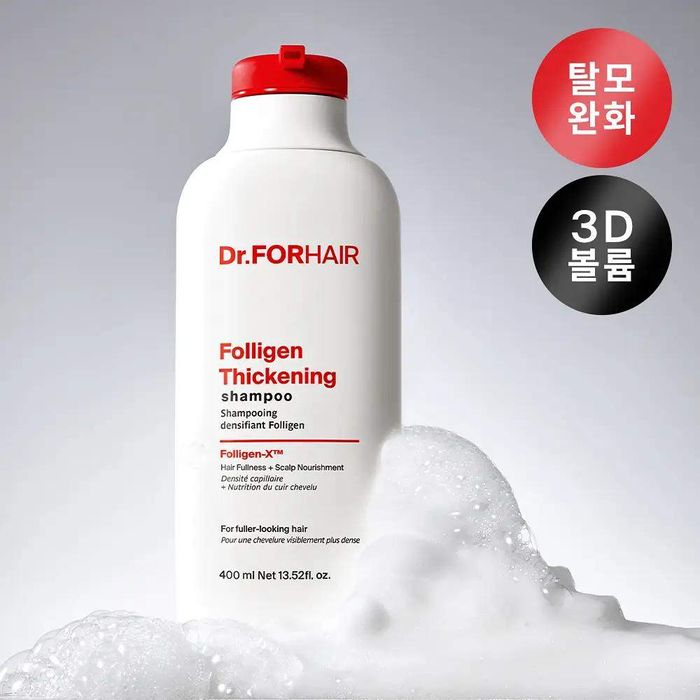 Dr.FORHAIR Folligen Thickening Shampoo Set 400ml+100ml+30ml