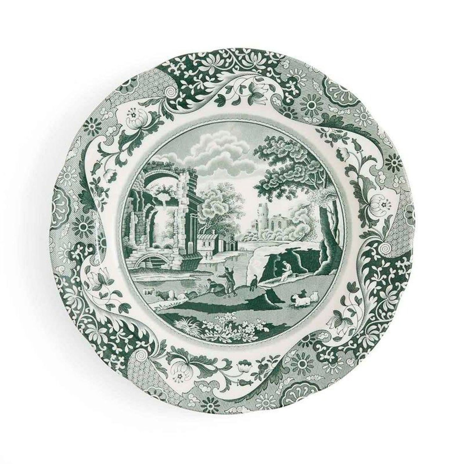 Spode Heritage Green Italian Dinner Plate 27cm
