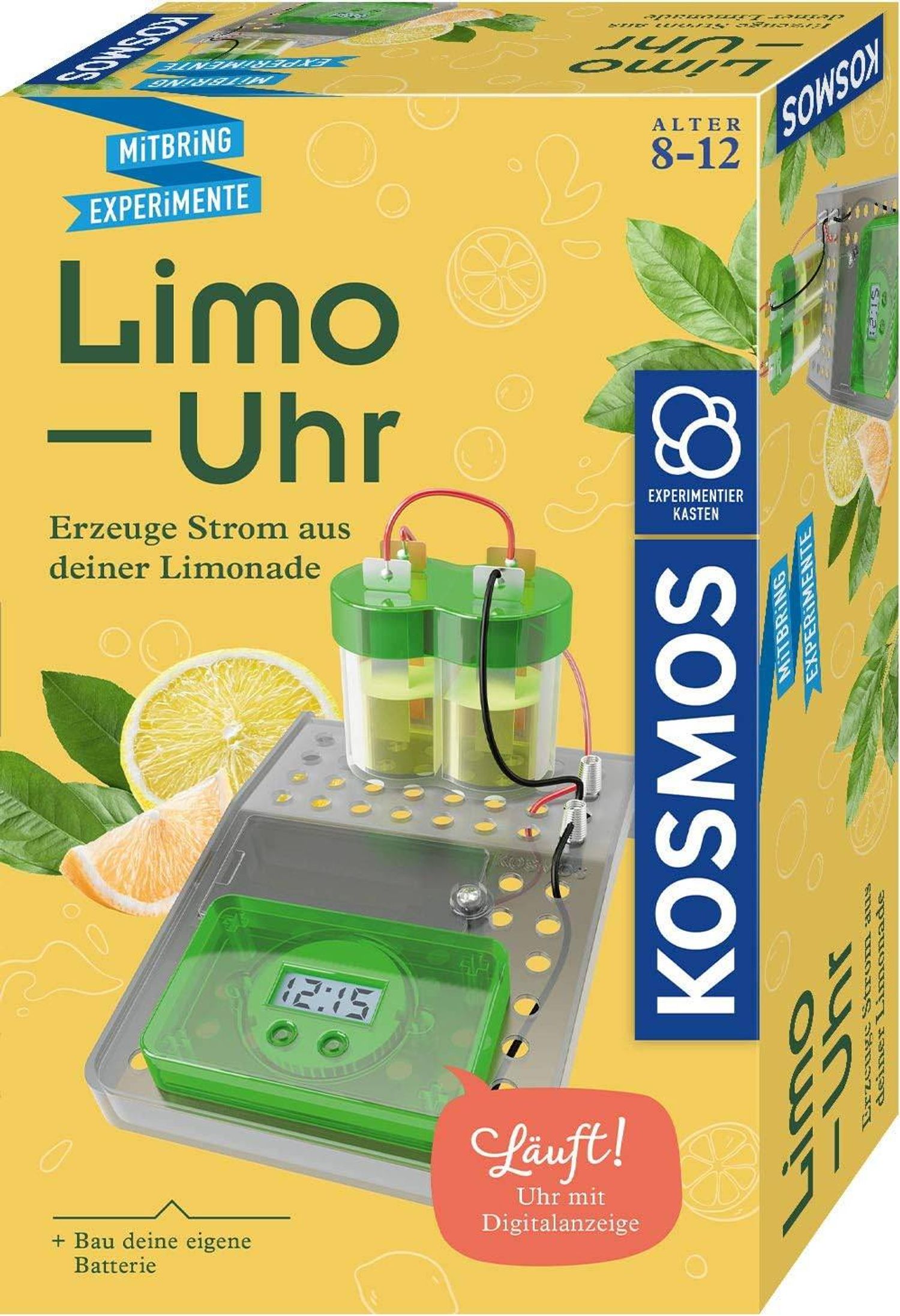 Lemonade Clock — Лимоноос цахилгаан гаргадаг цаг