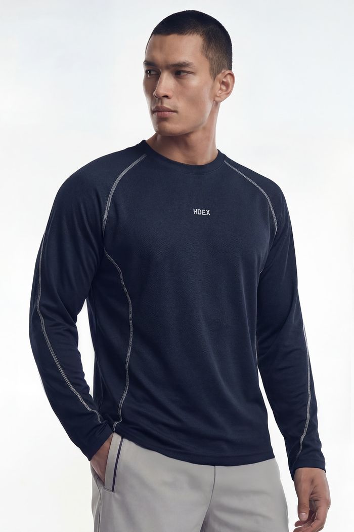 Active Mesh Stitch Long Sleeve