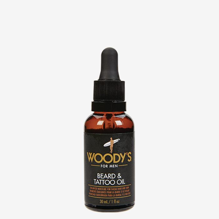 Сахал, шивээсний тос - Woody's Beard & Tattoo Oil 30ml