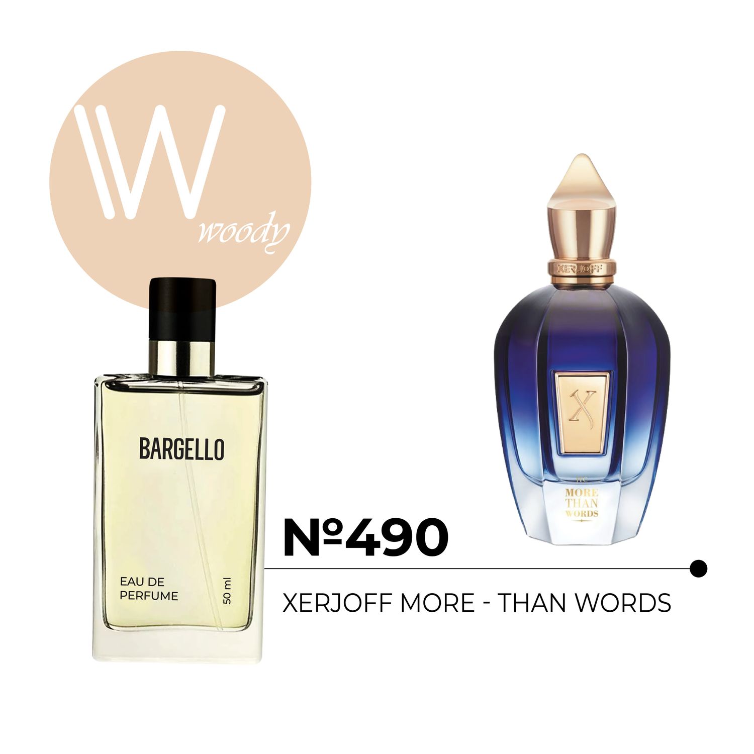 №490 for women 50ml /XERJOFF - MORE THAN WORDS/