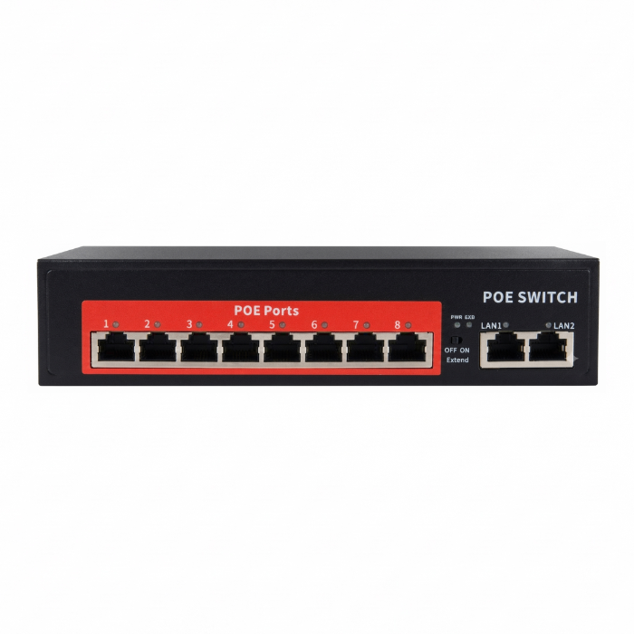 SWITCH 8 POE  48V camera