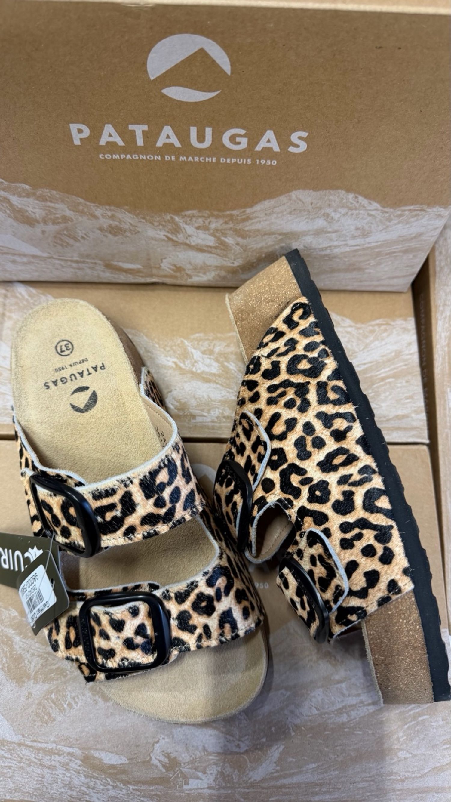 Pataguas leopard sandal