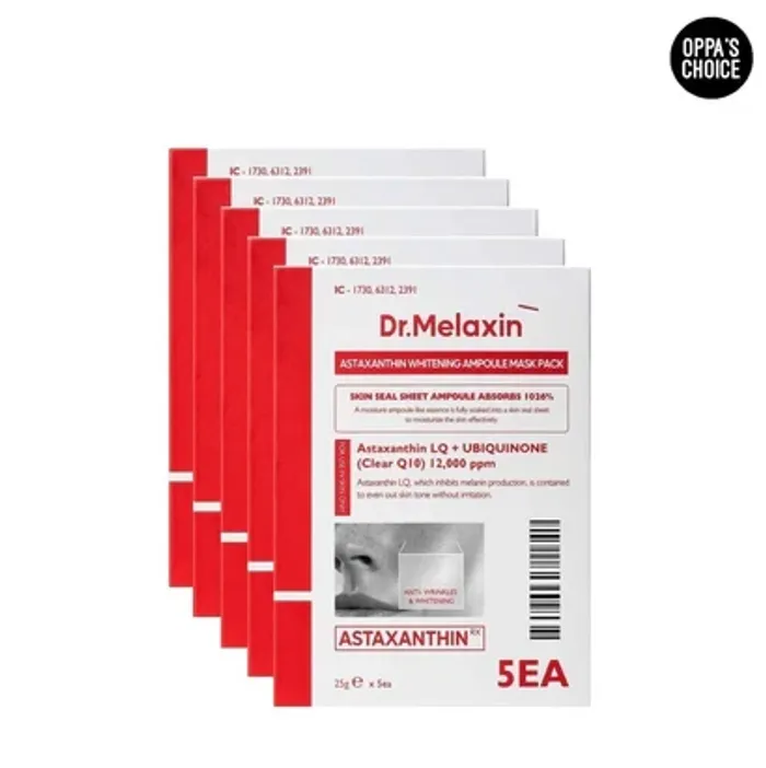 Dr.Melaxin Astaxanthin Whitening Ampoule Mask