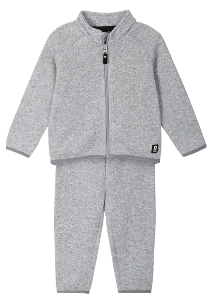Fleece set, Tahto Melange grey