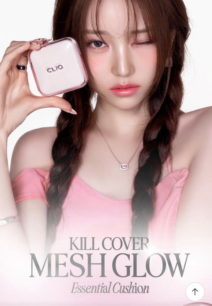 CLIO KILL COVER MESH GLOW ESSENTIAL CUSHION 21N linen