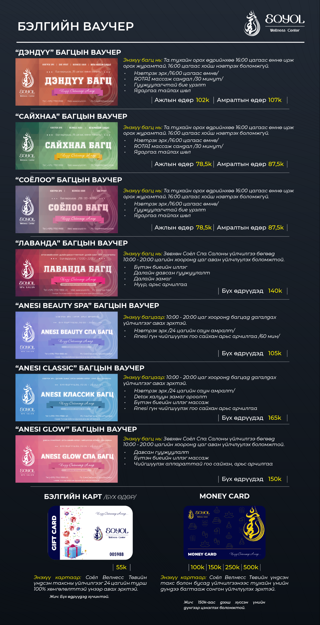 "Бэлгийн карт" танилцуулга