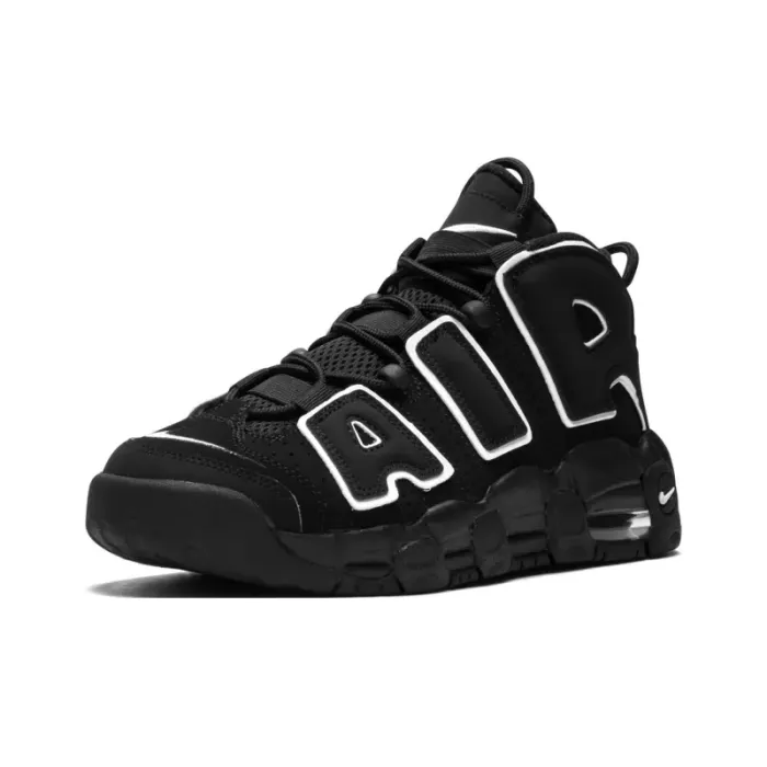 Nike Air More Uptempo Black White GS