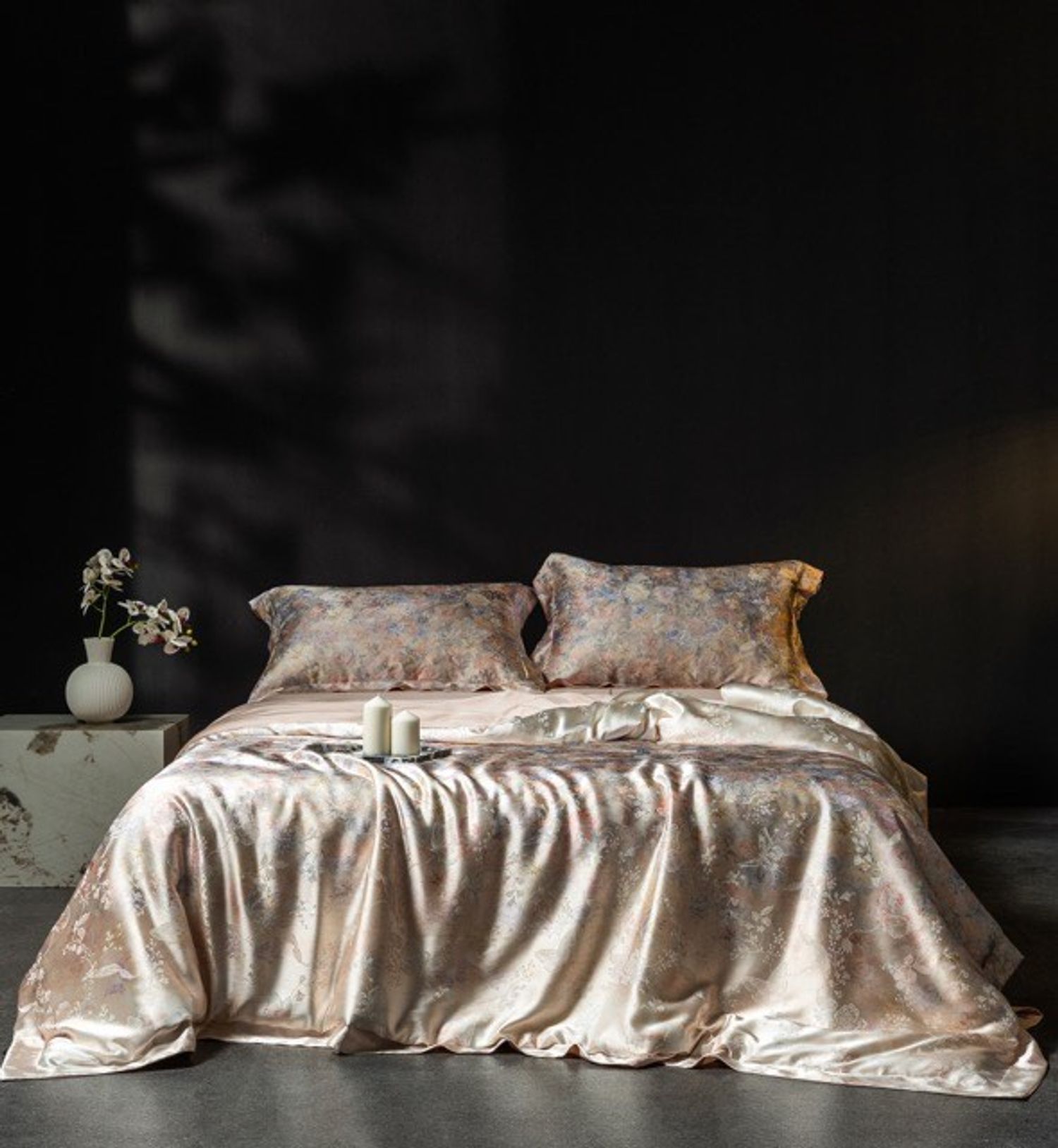 Luxury Silk Tencel 200:230 -Rose gold