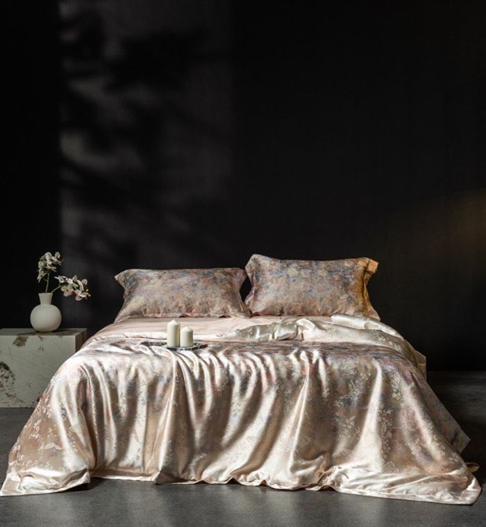 Luxury Silk Tencel 200:230 -Rose gold