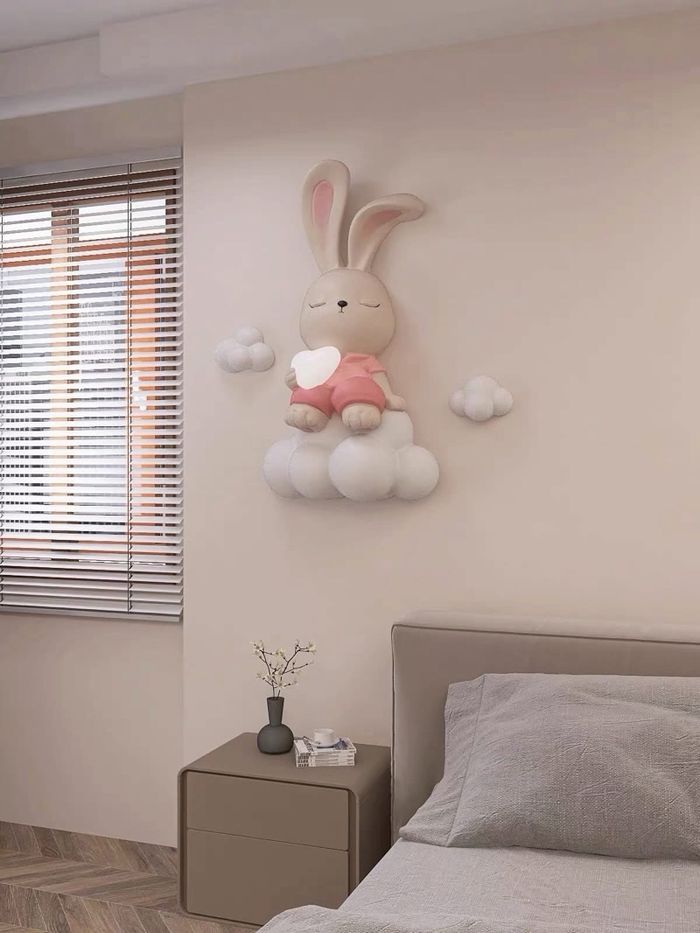 Хүүхдийн өрөөний 3D ханын чимэгл