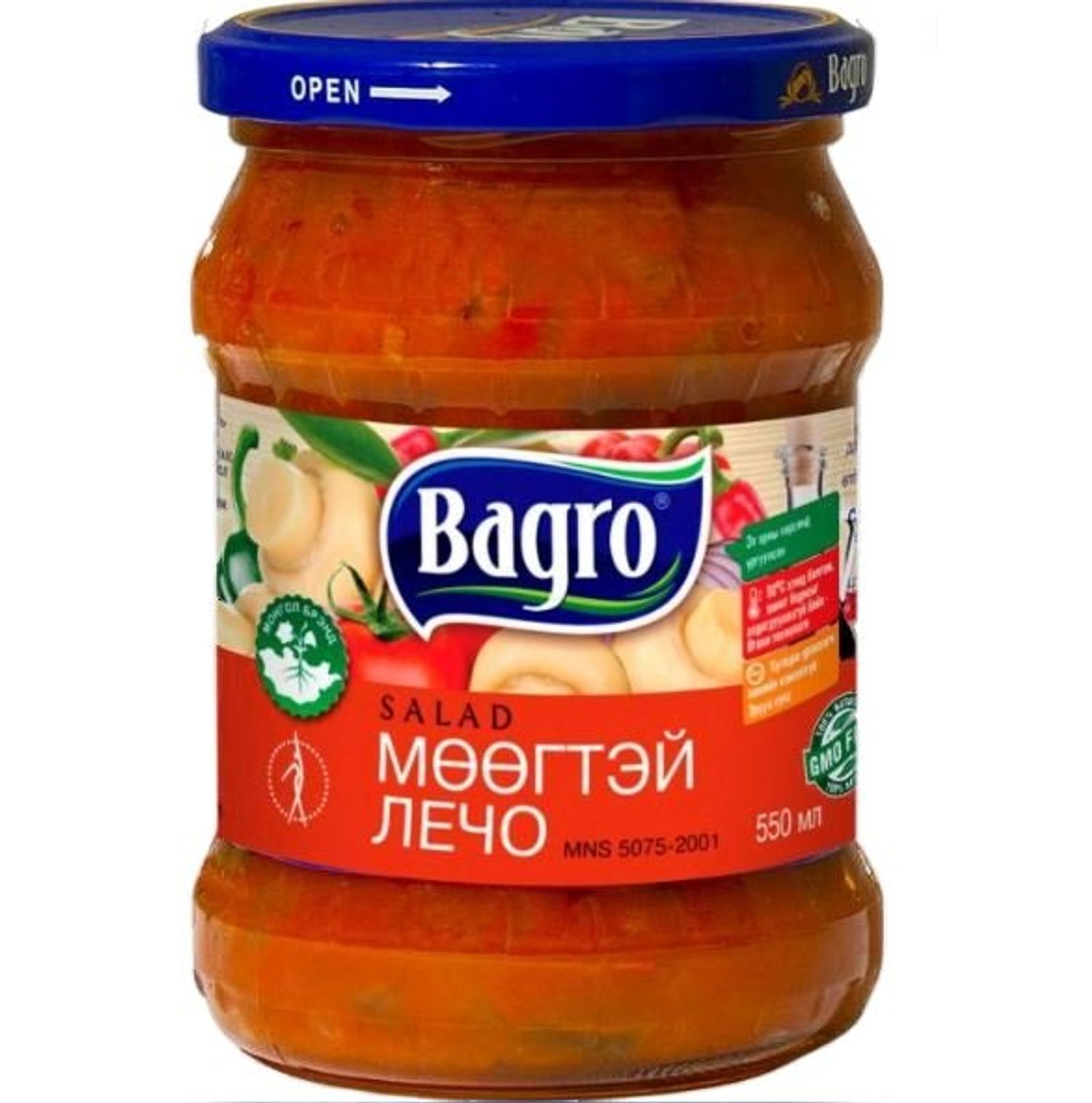 Лечо Bagro мөөгтэй 500гр 