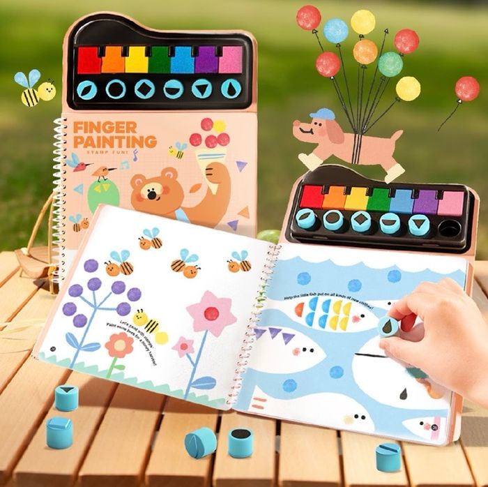 Finger Painting- Хуруугаар буддаг ном тамгатай 