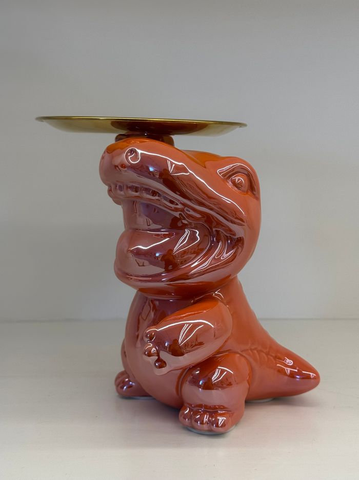 Crocodile Plate Sculpture