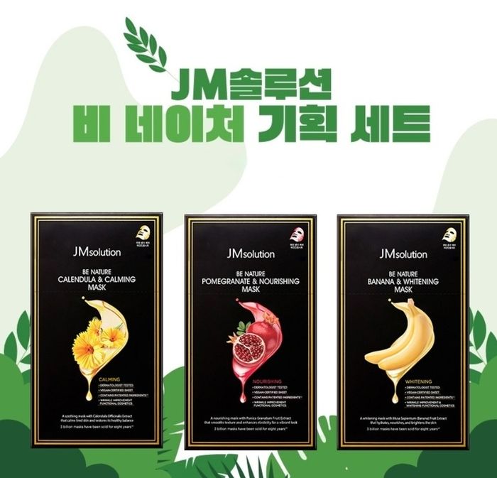 JM solution be nature 100 mask set