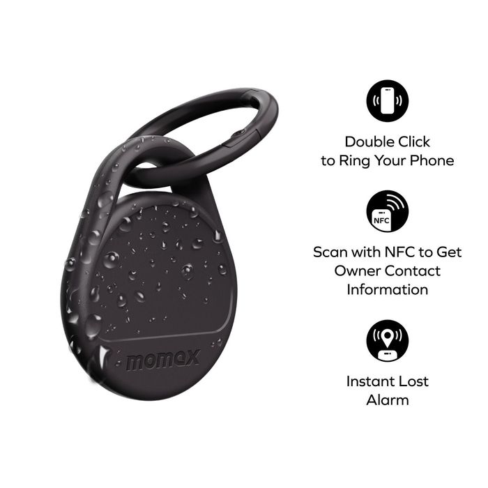 PINPOP DUO FIND MY LOCATOR (BLACK)