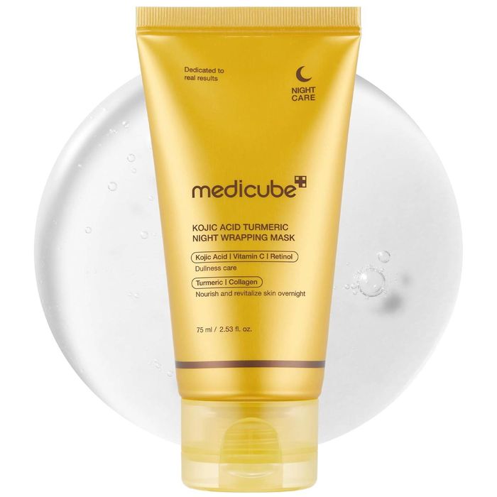 MEDICUBE  Kojic Acid Turmeric Night Wrapping Mask 