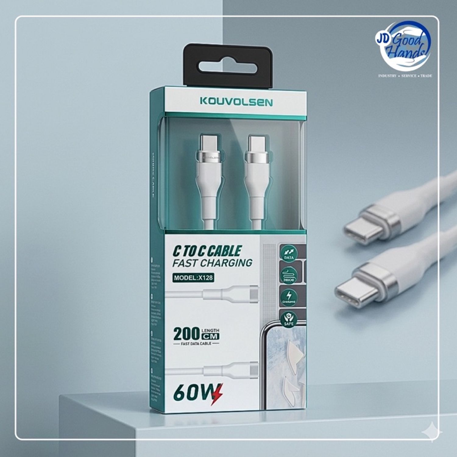USB 60w C+C 2метр x128
