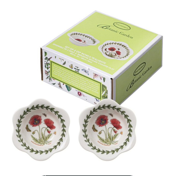 Botanic Garden Tealights Dip Bowls 8cm (BoxSet2)