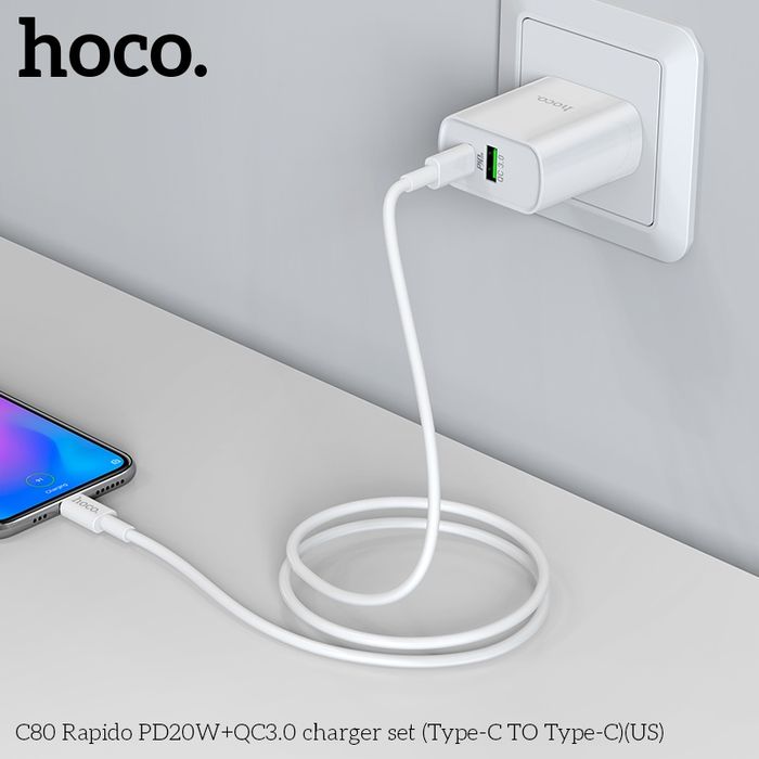 Hoco C80 Rapido Түргэн Цэнэглэгч /Type C - Type C/ (АНУ)