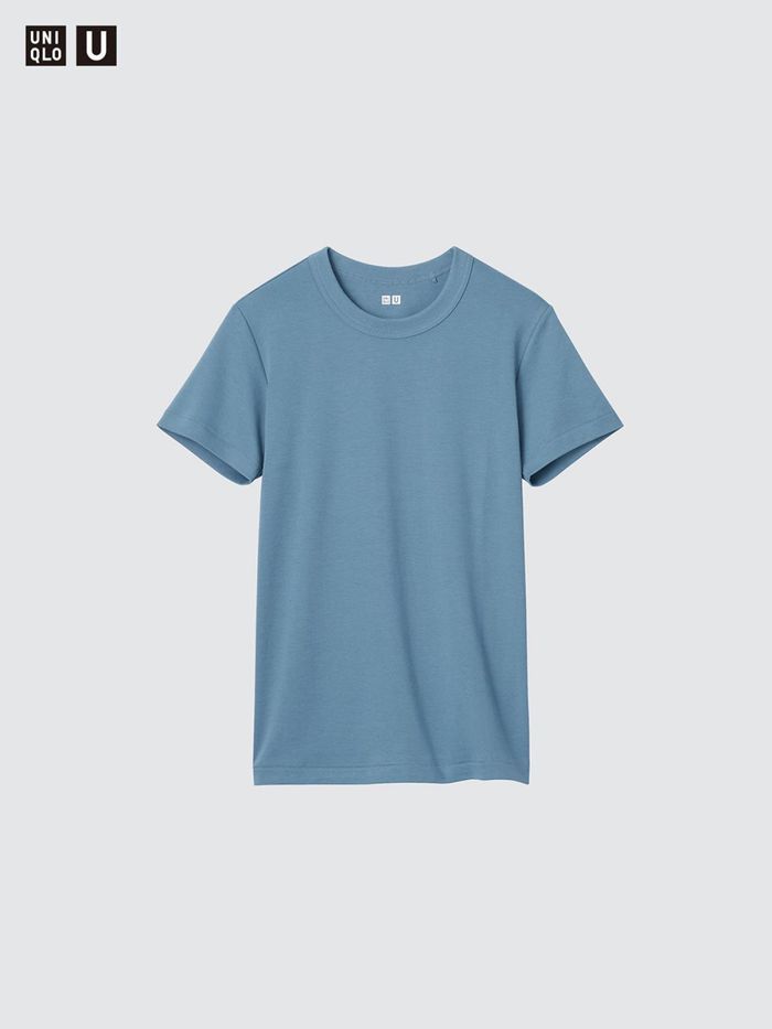 UNIQLO гөлгөр даавуун футболка 