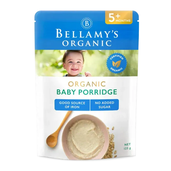 Bellamy's organic baby porridge 